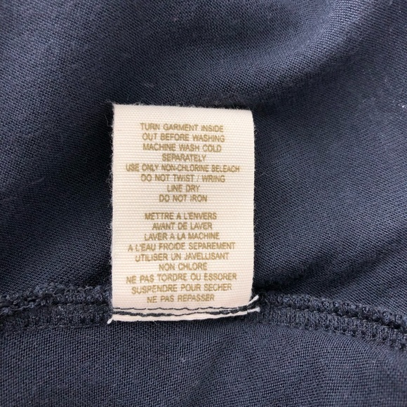 Free People Studded Gray 3/4 Sleeve Blouse, Size M - Picture 8 of 8